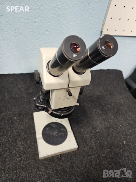 Микроскоп руски съветски МБС-9, снимка 1