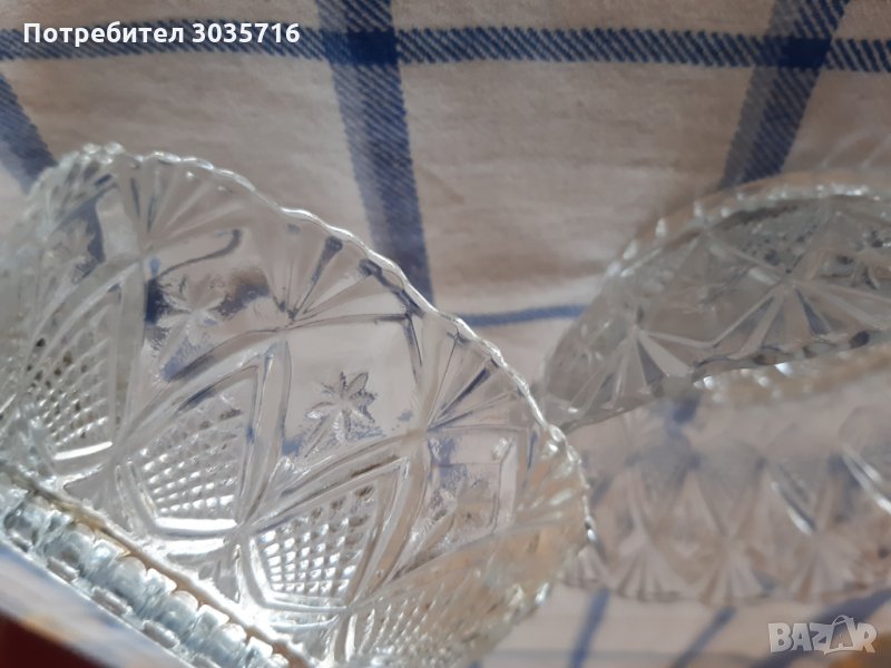 Допълване на Ретро сервизи стъкло: Купички /Дуралекс и Белослав малки чинии, снимка 1