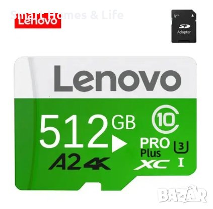 4K Micro SD Memory Card 512 GB / Микро SD Карта Памет 512 GB Class 10 !, снимка 1