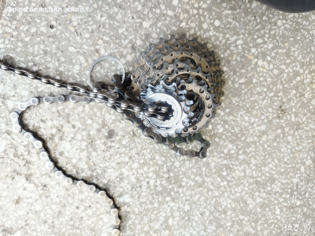 Венец касета 10 скорости и нейната верига за велосипед колело от 28 цола Shimano ultegra cs 6600, снимка 1