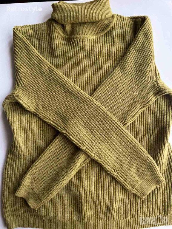 Плетено Масленозелено поло, снимка 1