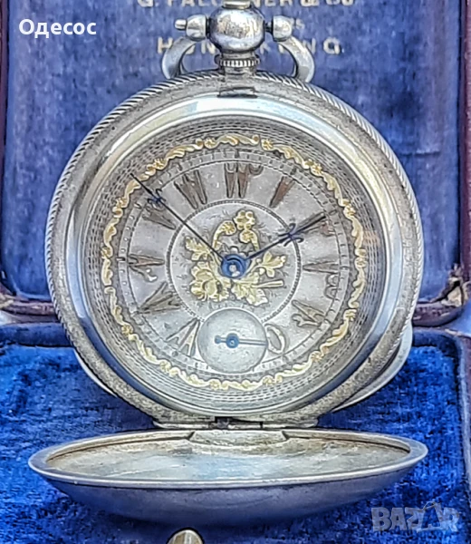 Старинен сребърен Османски джобен часовник , снимка 1