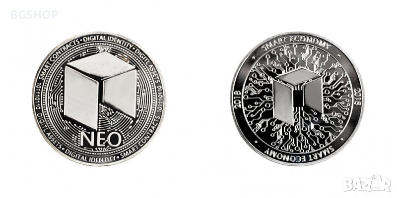 NEO Coin / НЕО Монета ( NEO ) - Silver, снимка 1