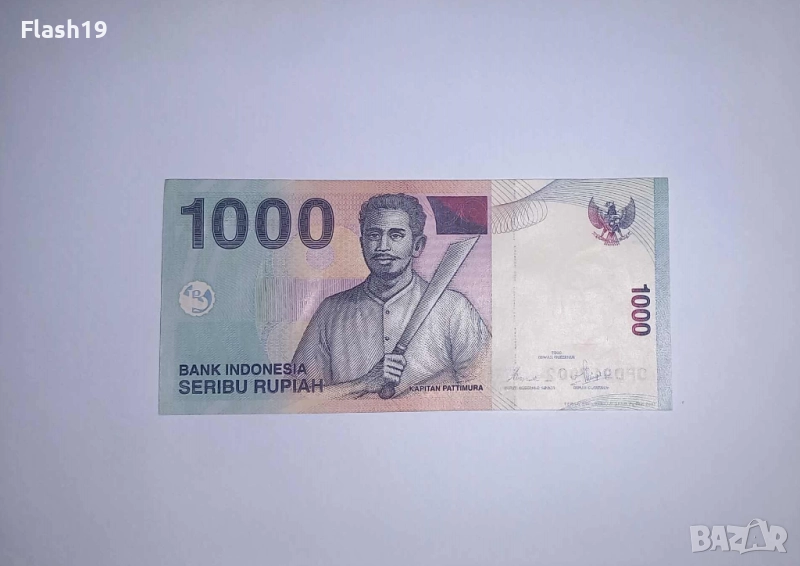 Индонезия 1000 рупии 2000 UNC, снимка 1