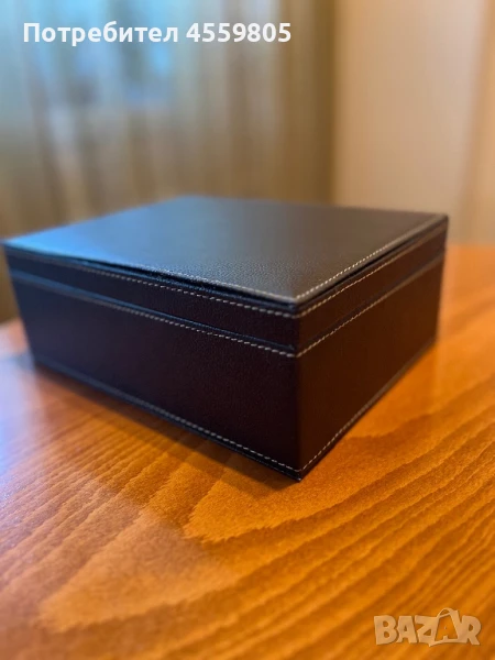 Луксозна кожена кутия за пури, снимка 1