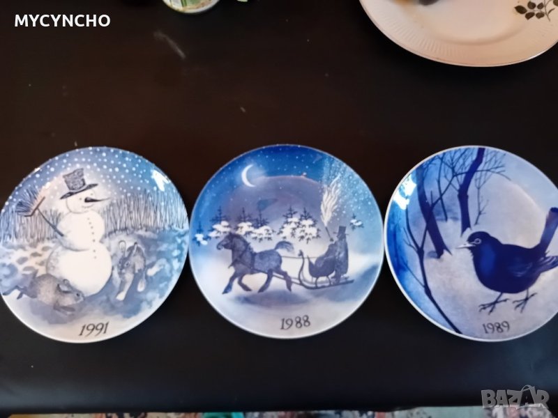 оригинални декоративни шведски чинии, снимка 1