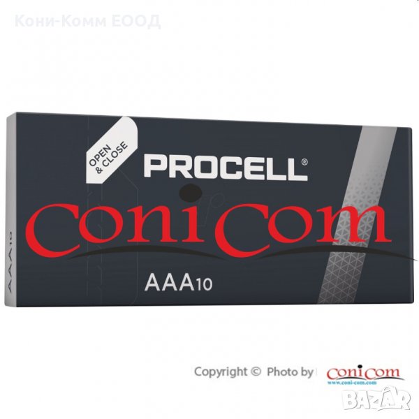 Алакални батерии ААА 1.5V 10бр. в опаковка Alkaline Duracell ProCell LR03, снимка 1
