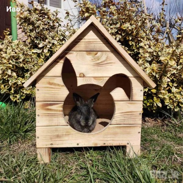 Къща за заек, Къщичка за заек, Клетка за зайче, Колиба за зайци, снимка 1