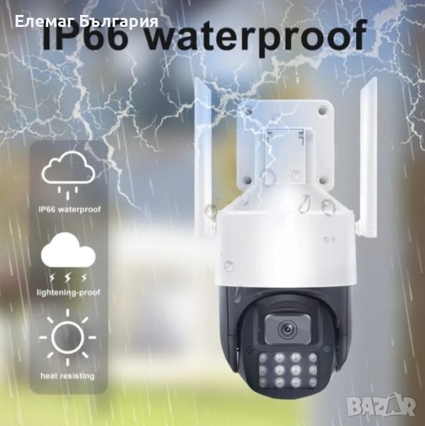 Ново 12MP Безжична въртяща камера ROBOT ЛИЦЕВО РАЗПОЗНАВАНЕ, снимка 1