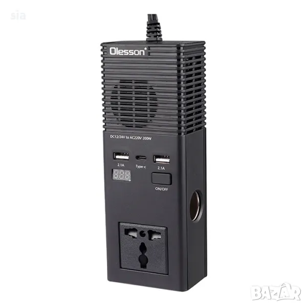 Преобразувател на напрежение от 12V/24V на 220V, снимка 1