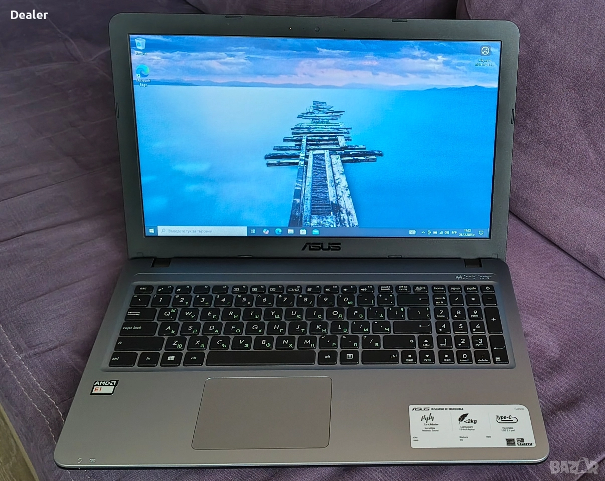 Лаптоп ASUS X540Y, снимка 1