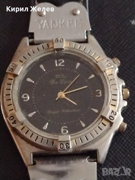 DE LUX ROYAL COLLECTION JAPAN Страхотен МЪЖКИ ЧАСОВНИК НЕСТАНДАРТЕН Унисек модел 33198, снимка 1