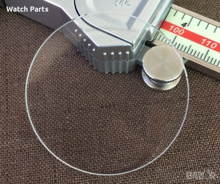 Плоско минерално стъкло за часовник 1,5мм /2,0мм /2,5мм / 3 мм дебелина , диаметър 30мм ~ 39.5мм, снимка 1