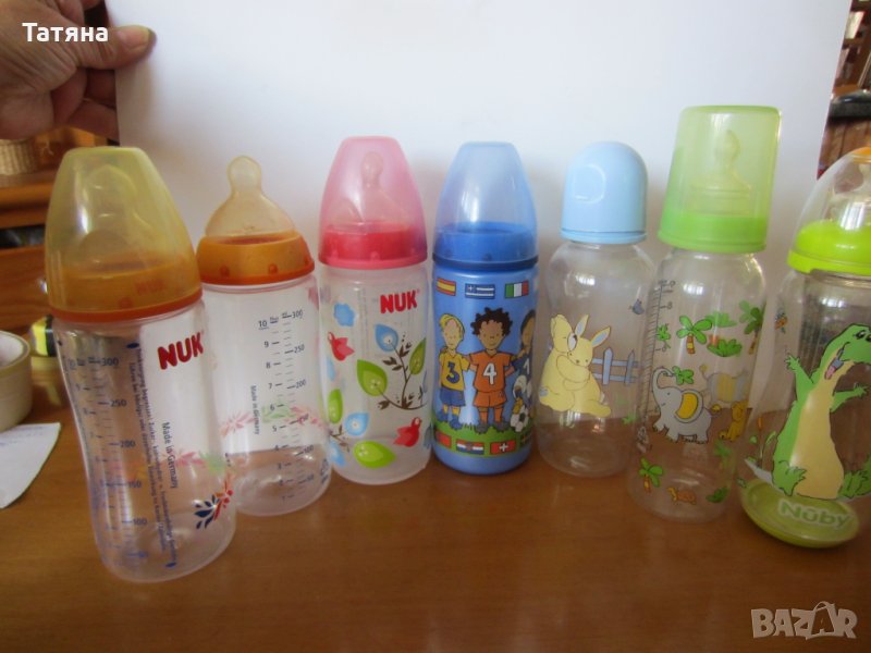 бебешки  шишета /ANENT ;CHICO ;NUK/,  биберони - каучук;ПРИБОРИ и СЪДОВЕ, ;торбички за кърма, снимка 1