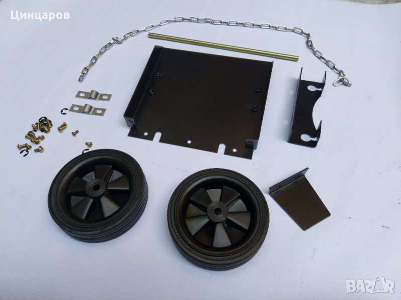 Количка,поставка,стойка за бутилка към телоподаващ, снимка 1