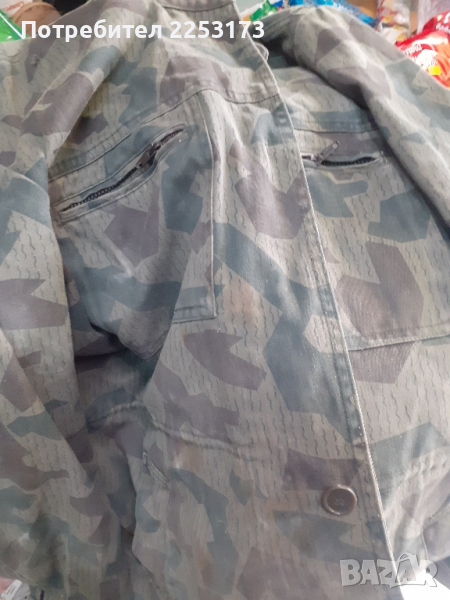 Употребявано военно горнище,голям номер.Колани,оборудване., снимка 1