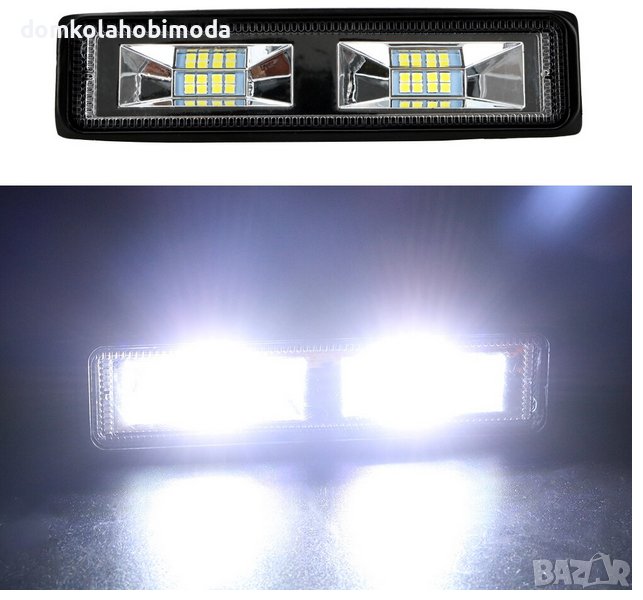 LED Дневни светлини 36 W,12-24V,15x3.6 cm.Работна светлина Прожектор LED фарове,, снимка 1
