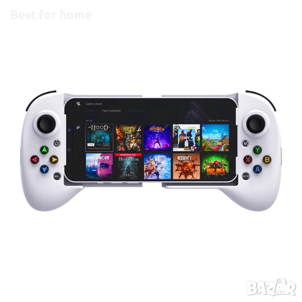 ShanWan Q13 Mobile Game Controller за iphone с поддръжка на PHONE CASE, Bluetooth безжичен геймпад, снимка 1