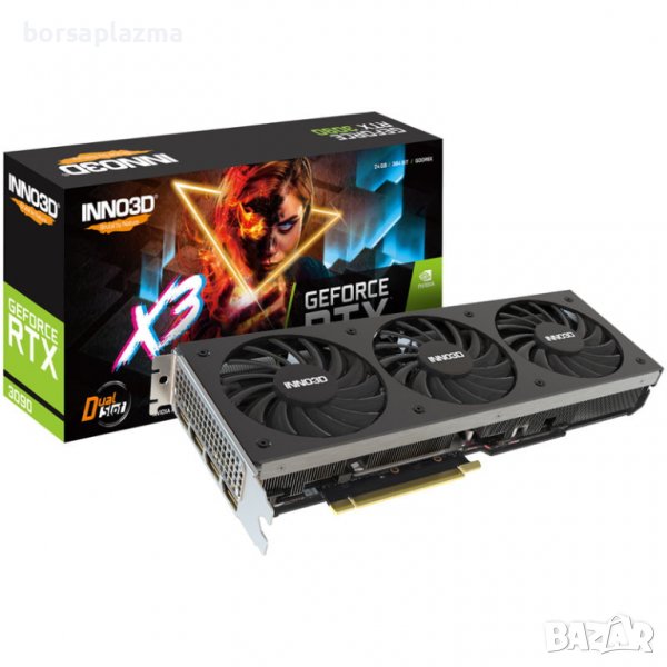  INNO3D GeForce RTX 3090 X3, 24576 MB GDDR6X, снимка 1