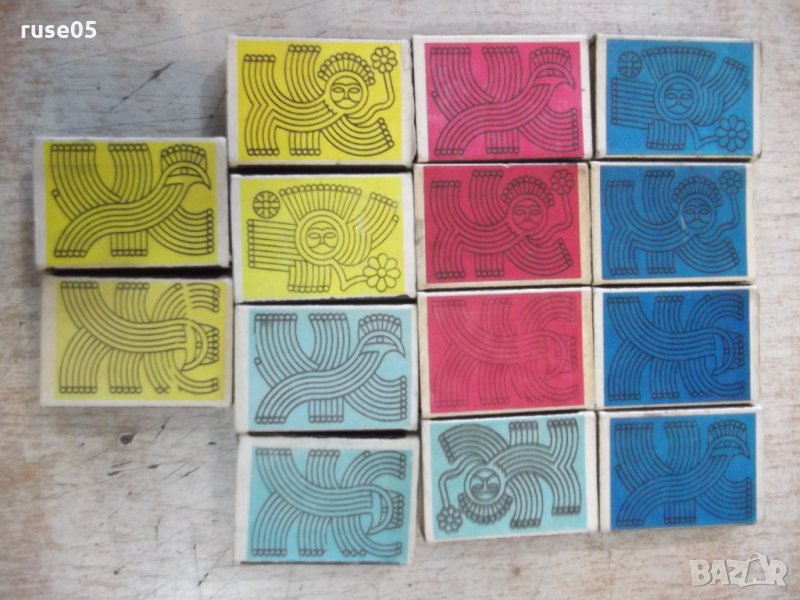 Лот от 14 бр. неизползвани български кибрита, снимка 1