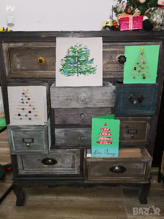 Коледни картички ръчна изработка, снимка 1