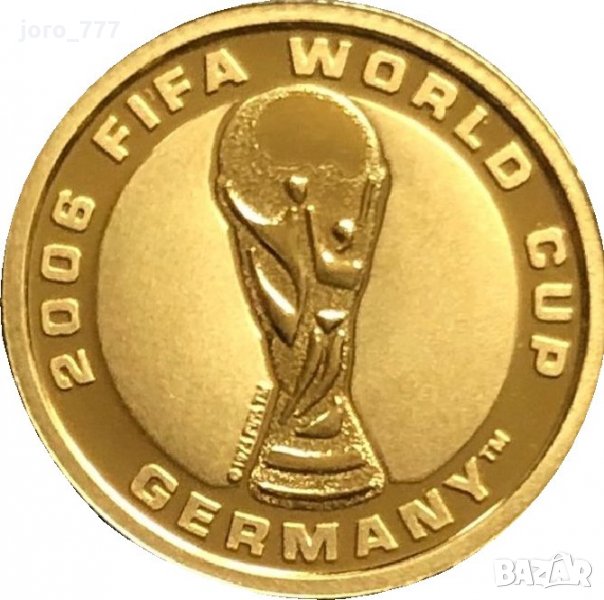4 долара златна монета 2006 FIFA World Cup Германия, снимка 1