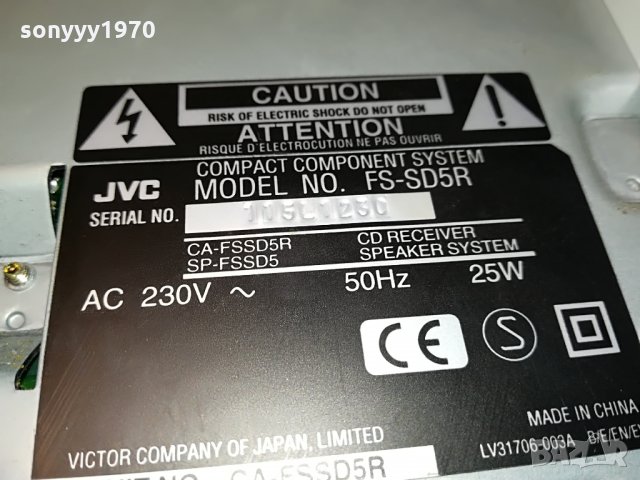jvc fs-sd5r cd receiver-germany 0507211217, снимка 16 - Ресийвъри, усилватели, смесителни пултове - 33426690