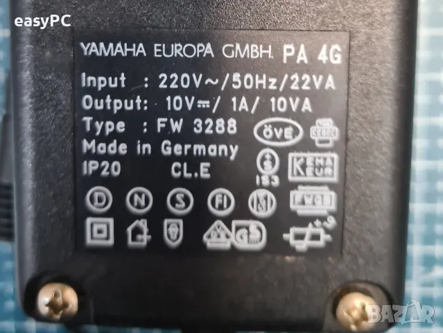 Оригинален захранващ адаптер YAMAHA PA 4G FW 3288 10V 1A