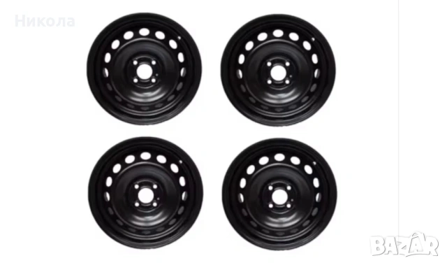 Продавам чисто нови Комплект 4 оригинални стоманени джанти Dacia Logan 2 / Logan 3 ET40 6J X 15H2 40