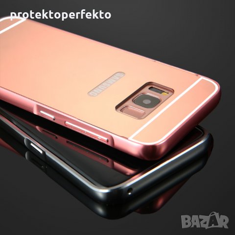 Огледален алуминиев бъмпер кейс за Samsung Galaxy S8, S8 Plus, Note 8, снимка 5 - Калъфи, кейсове - 28636240