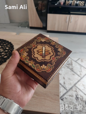 Табакери и дървена кутия , снимка 2 - Антикварни и старинни предмети - 51864230