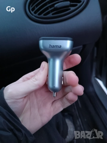 Продавам трансмитер FM Hama 14169 с Bluetooth, снимка 2 - Друга електроника - 53213391