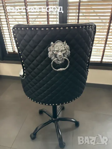 Висок стол на колелца Lyon с 24м гаранция и безплатна доставка до офис, снимка 5 - Столове - 49942638