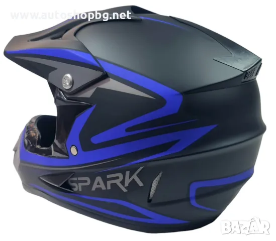 КАСКА N297 -Крос- черно+синьо -XL, снимка 2 - Аксесоари и консумативи - 50143096