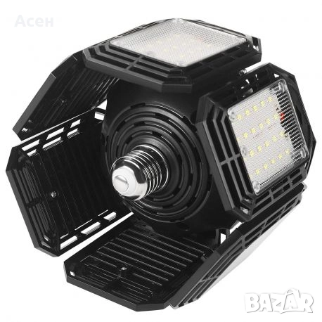 LED ТАВАННА ЛАМПА ЗА РАБОТИЛНИЦА, СГЪВАЕМА 180W 18500LM, снимка 4 - Лед осветление - 52055182