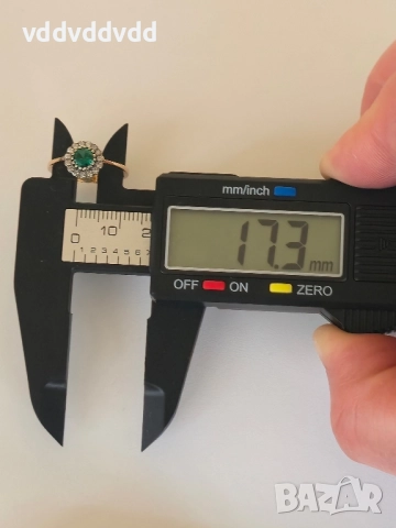 Златен пръстен и златни обеци 14 карата 585, снимка 12 - Колиета, медальони, синджири - 51810036