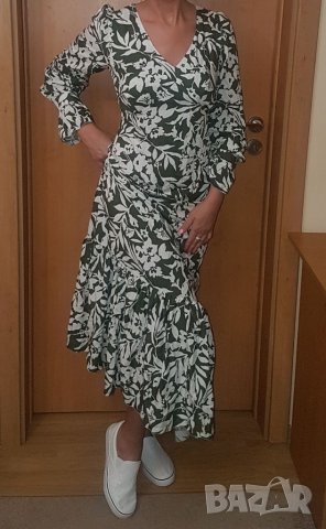 Лятна рокля памук, лен, снимка 3 - Рокли - 33027667