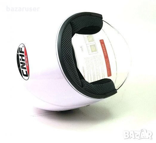 Каска за Мотор N13 A175-1 -Бял Гланц 253072, снимка 3 - Аксесоари и консумативи - 33215714