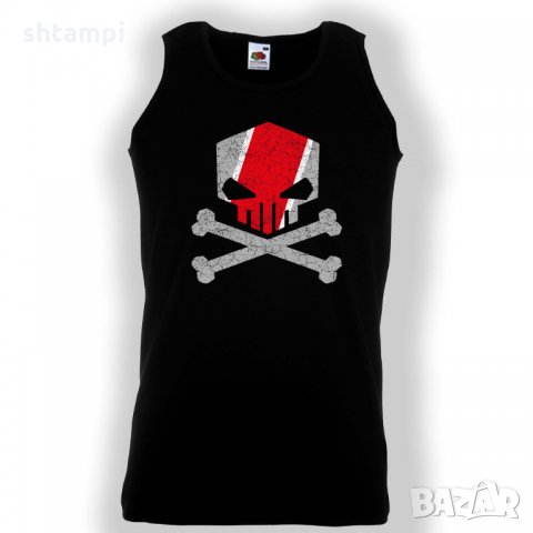 Мъжки потник Quatro RS Skull