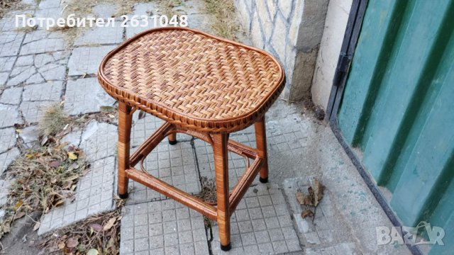 плетена ратанова маса, снимка 4 - Други стоки за дома - 43019038