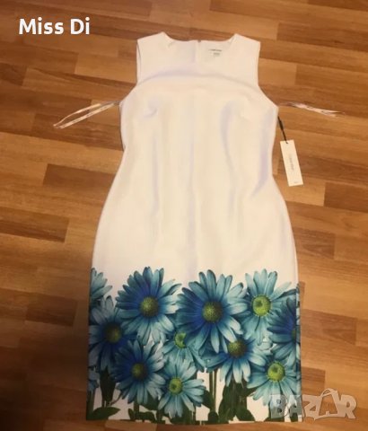 CALVIN KLEIN Бяла официална рокля,US10,УНИКАТ,внос от USA, снимка 1