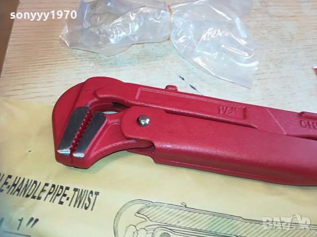 Класически тръбен Цол - 1.5". Дължина - 41.5см. 2304211937, снимка 3 - Ключове - 32658765