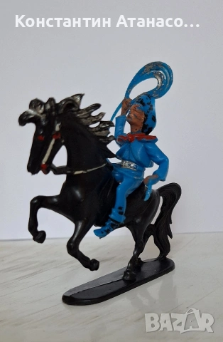 Фигурка на каубой W.Germany , снимка 3 - Фигурки - 53134925