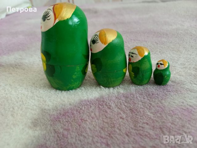 Матрьошки четири броя , снимка 4 - Статуетки - 36729297