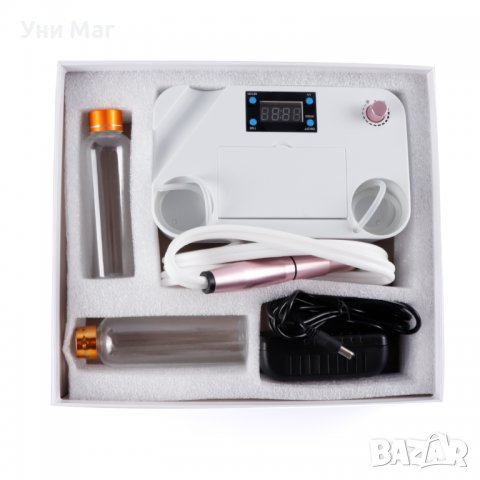 Мини водно дермабразио, за лице, акне, черни точки, пори, вакуум за лице, снимка 13 - Козметични уреди - 37268676