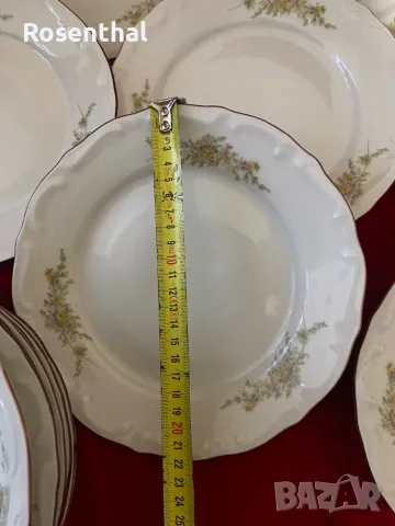 Сервиз от дълбоки плитки широки чинии на Изида, снимка 5 - Чинии - 48006834