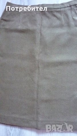 Вълнена пола с подплата L-ХL, снимка 2 - Поли - 34662558