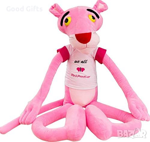 Плюшена играчка Розовата пантера 125 см, снимка 4 - Плюшени играчки - 42932584