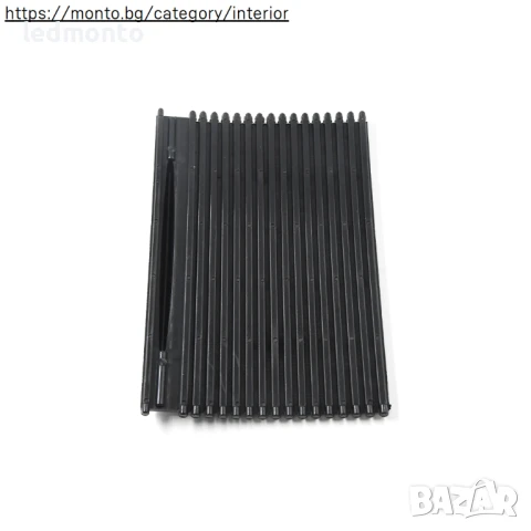 Щора за Държач за Чаши Porsche Cayenne 2003-2010 – OEM 7L5862531 – Черна, Централна Конзола, снимка 2 - Части - 50476651