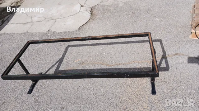 Холна маса от ковано желязо. 146/58/47, снимка 3 - Маси - 49421435